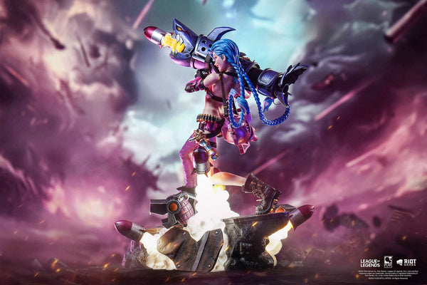 League of Legends Jinx & Vi 1/6 Scale Statue Bundle