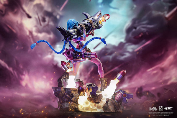 League of Legends Jinx & Vi 1/6 Scale Statue Bundle