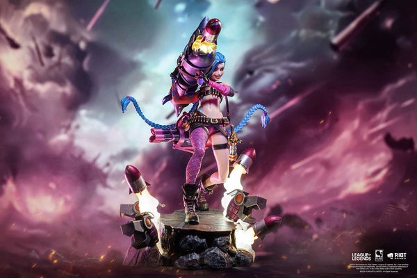 League of Legends Jinx & Vi 1/6 Scale Statue Bundle