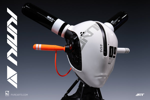 KINKY 09 Phantom Panda Prototype Cranial 1/3 Scale Helmet