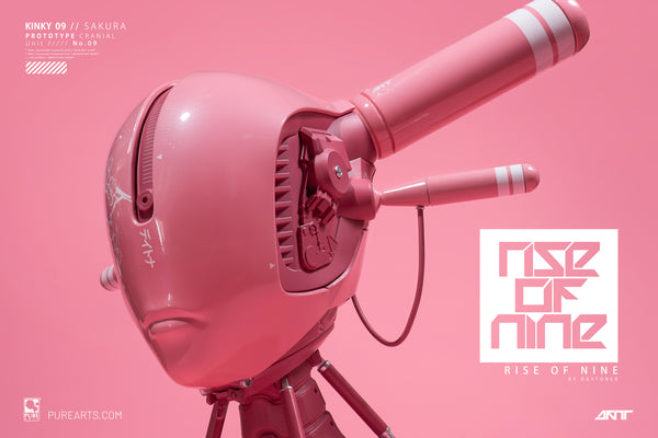 KINKY 09 Sakura Prototype Cranial 1/3 Scale Helmet