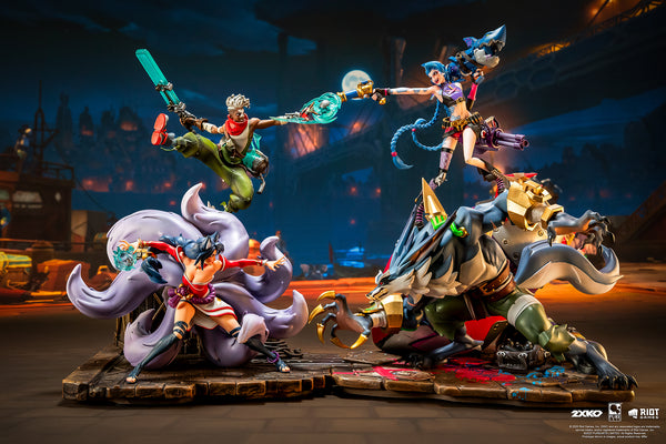 2XKO Ahri & Ekko 1/10 Scale Statue