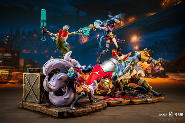 2XKO Ahri & Ekko 1/10 Scale Statue