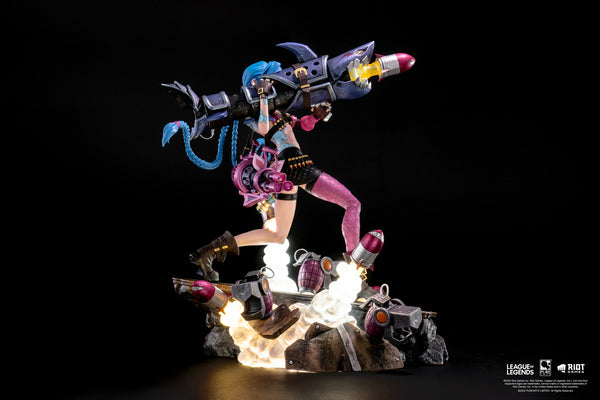 League of Legends Jinx & Vi 1/6 Scale Statue Bundle