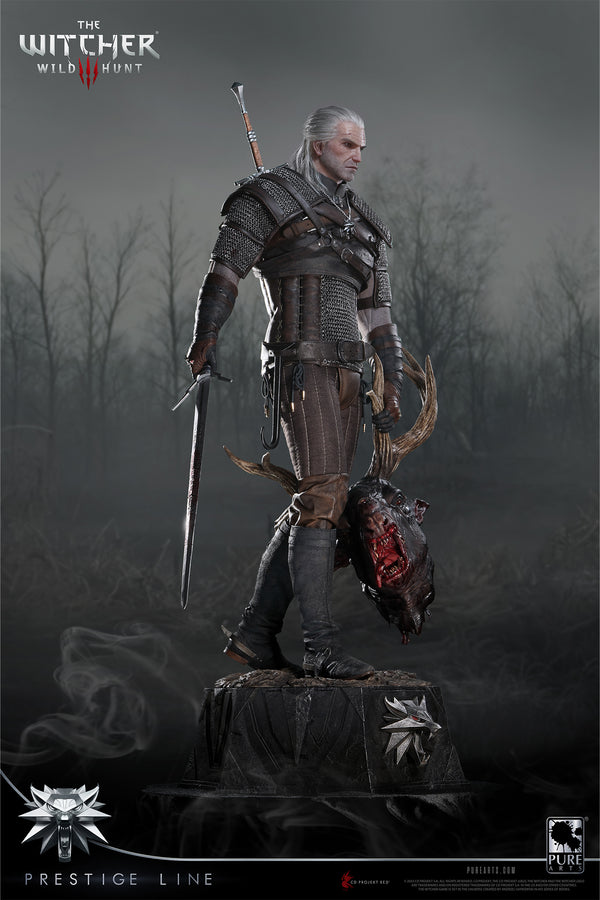 Prestige Line - The Witcher 3: Wild Hunt Geralt of Rivia 1/2 Scale Statue