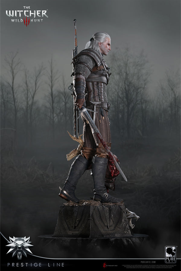 Prestige Line - The Witcher 3: Wild Hunt Geralt of Rivia 1/2 Scale Statue