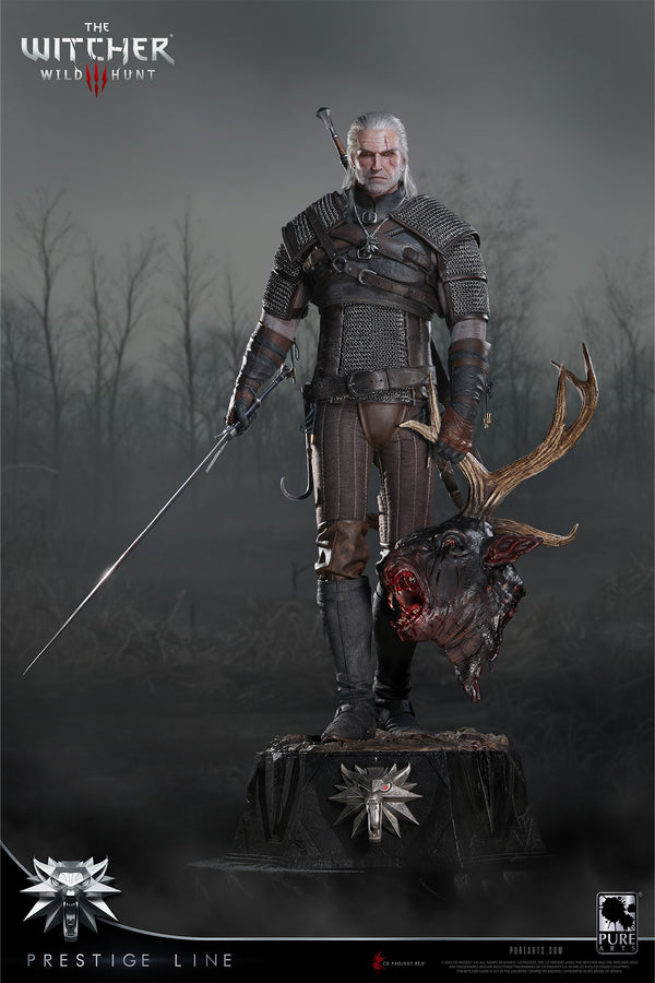 Prestige Line - The Witcher 3: Wild Hunt Geralt of Rivia 1/2 Scale Statue