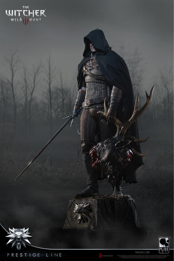 Prestige Line - The Witcher 3: Wild Hunt Geralt of Rivia 1/2 Scale Statue