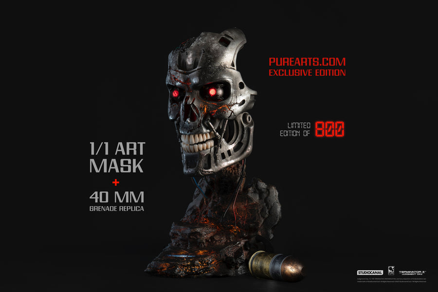 Terminator 2 Battle Damaged T-800 Art Mask Exclusive Edition